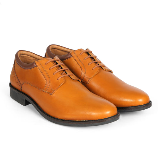 Ny Men Derby Leather Tan