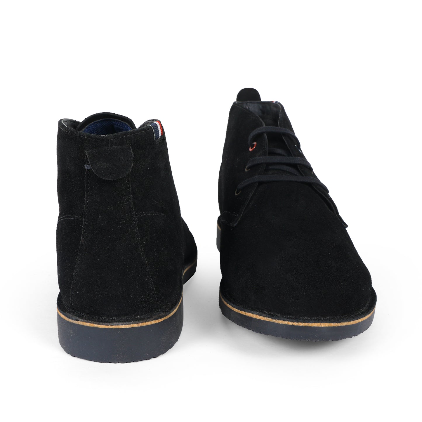 Men Sahara Chucks Black Suede