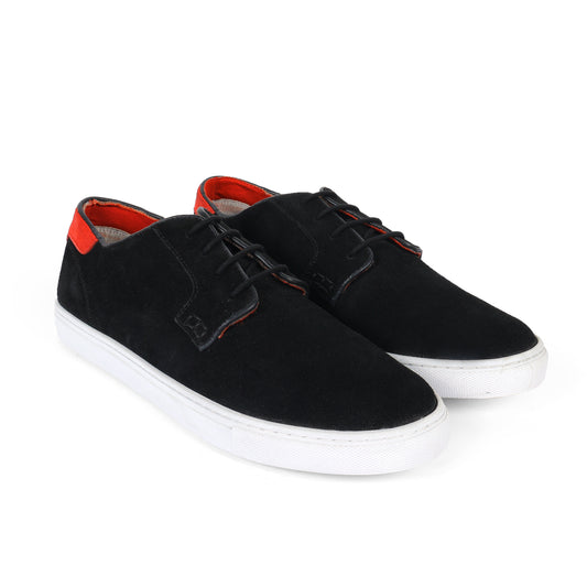 Cardiff Men Sneaker Game Suede Black