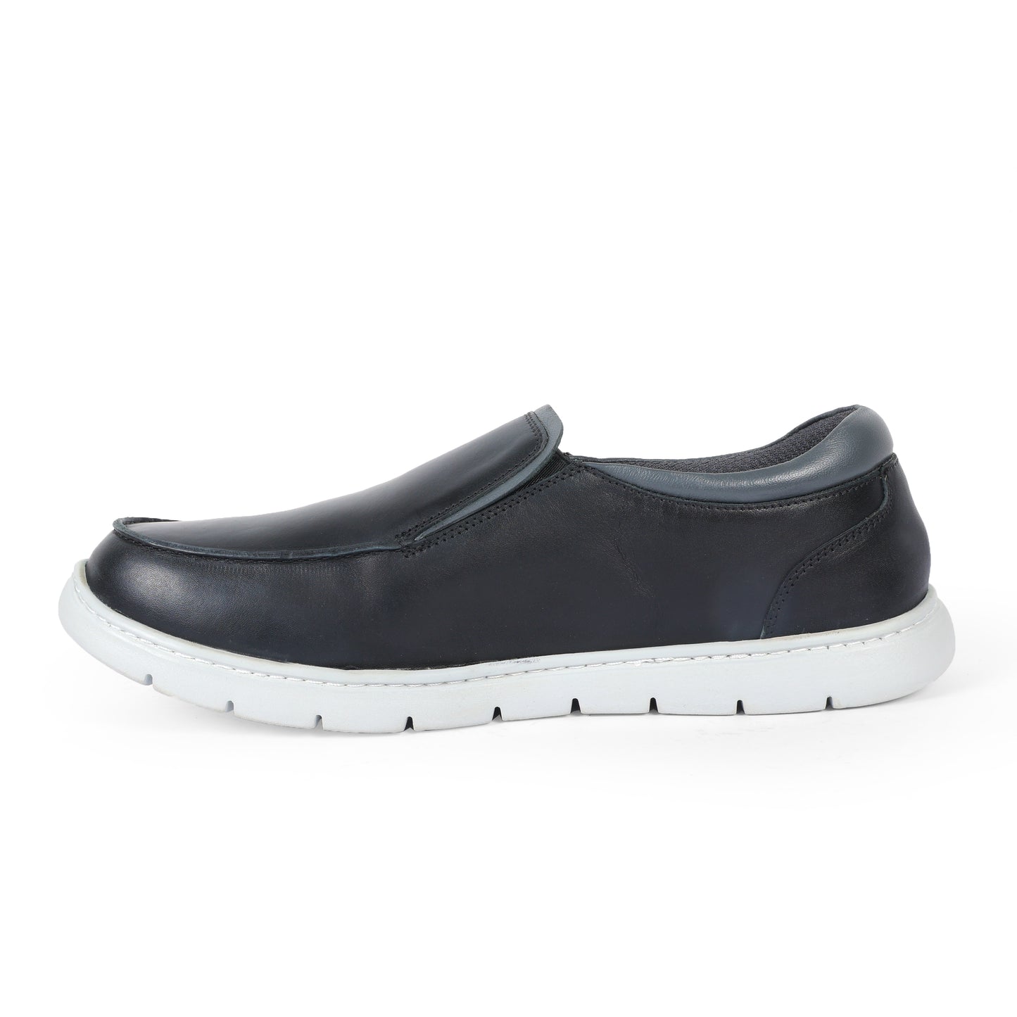 Czech Men Slip On Leather Black