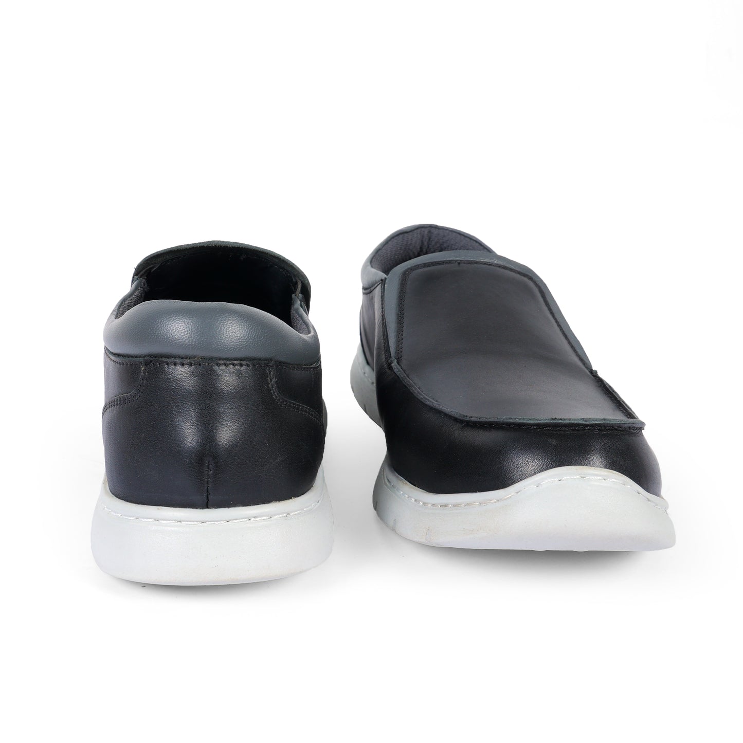 Czech Men Slip On Leather Black