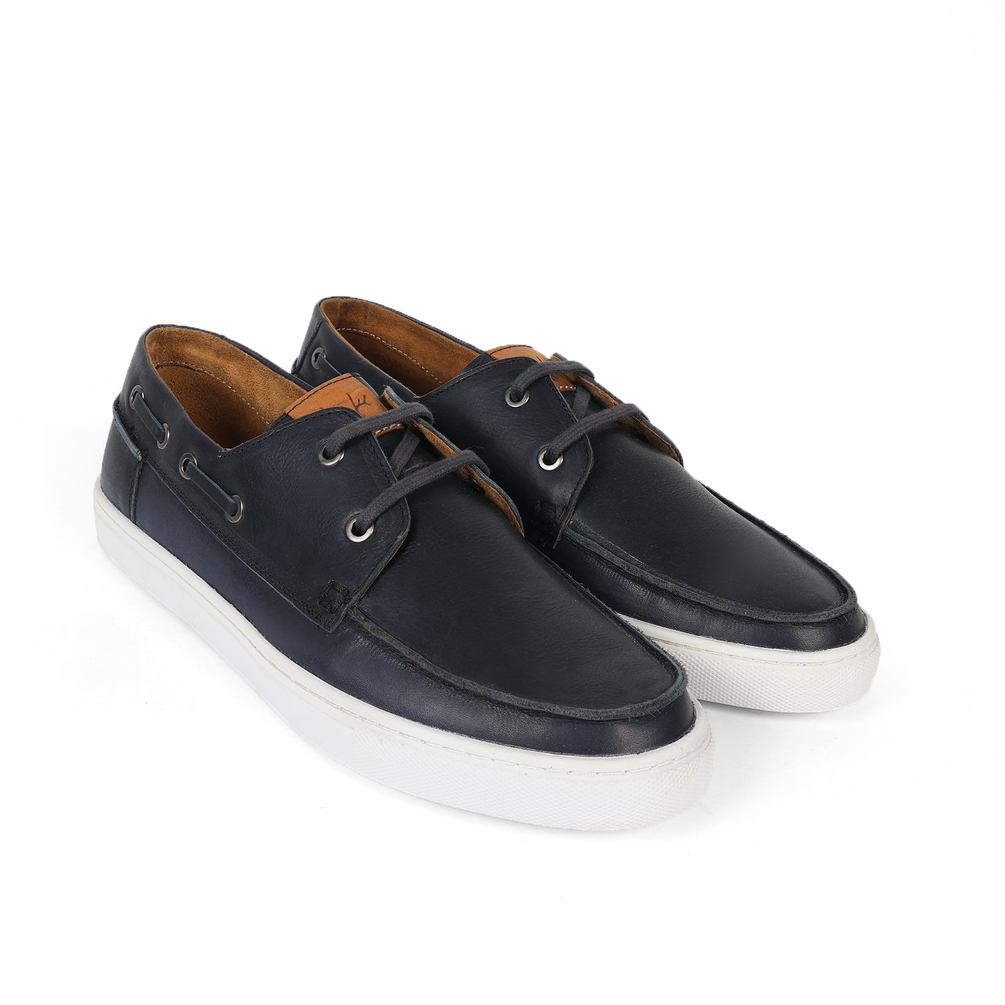 Argentina Men Boat Shoe Leather Blue