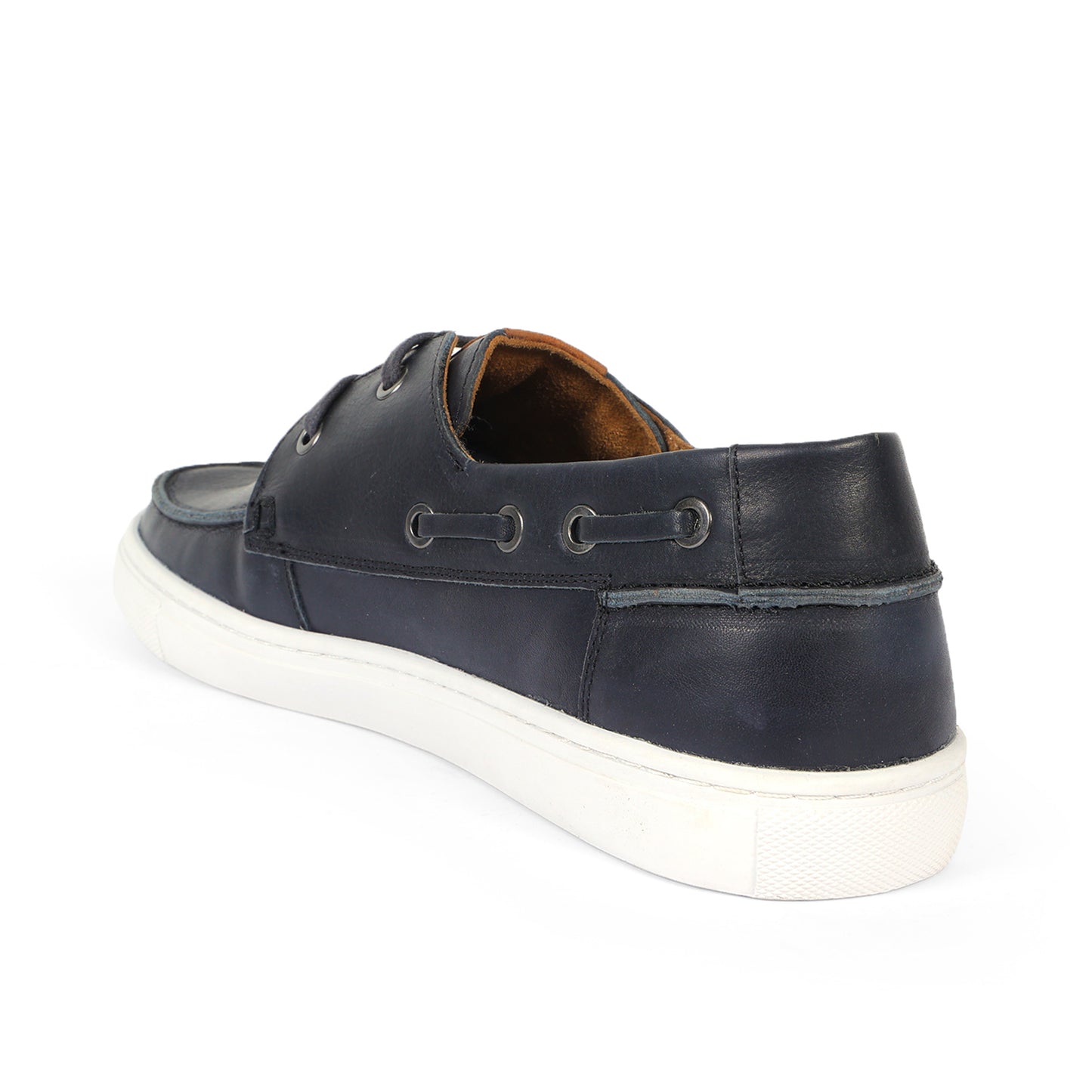 Argentina Men Boat Shoe Leather Blue