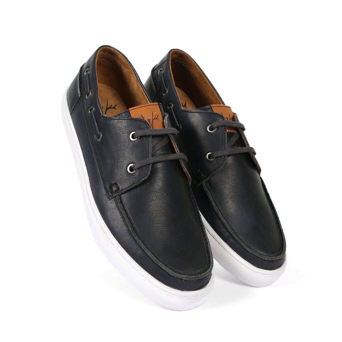 Argentina Men Boat Shoe Leather Blue