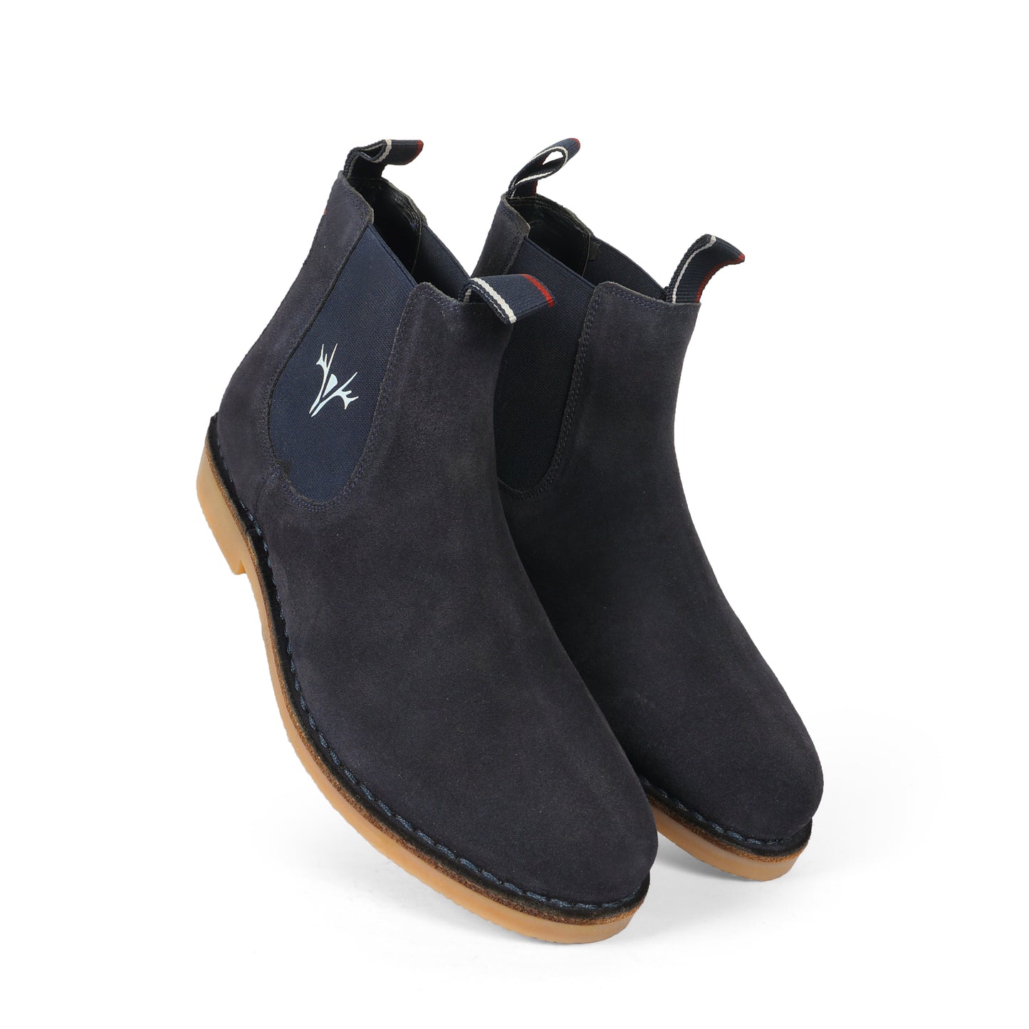 Men Italia Chelsea D. Blue Suede