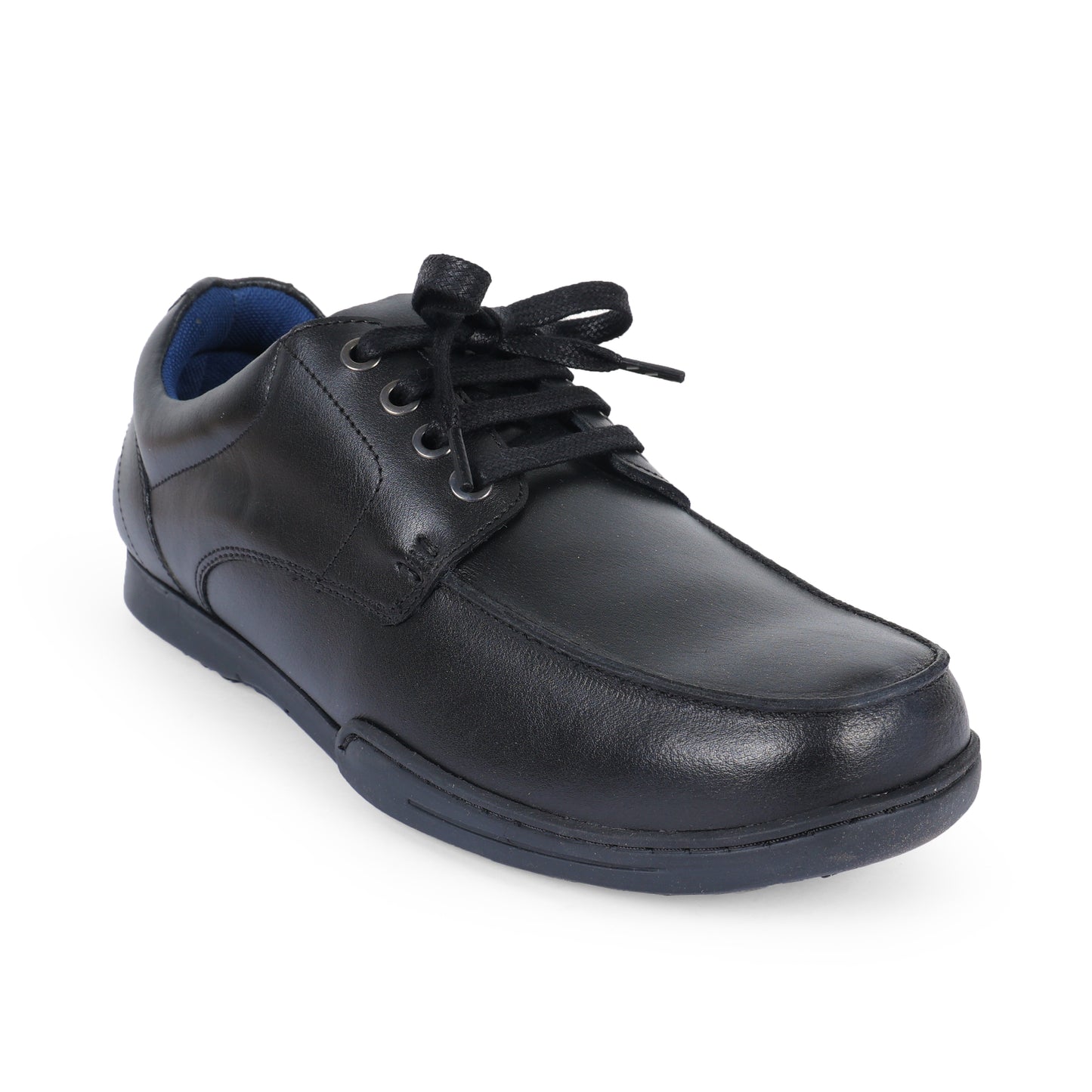 Uk Men Derby Leather Black