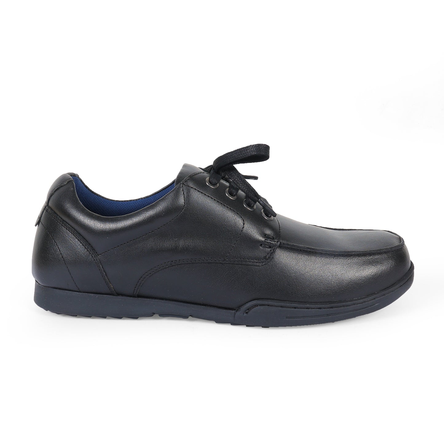 Uk Men Derby Leather Black