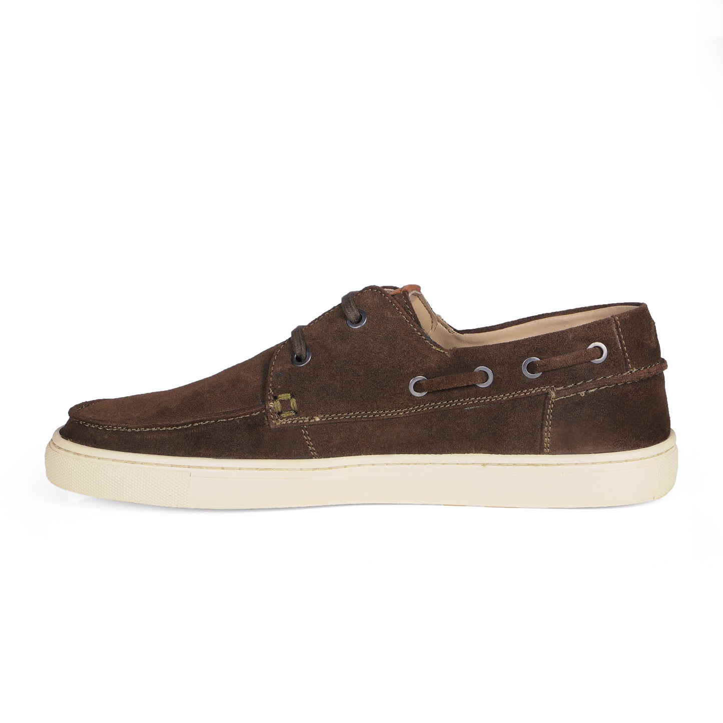 Miami Men Boat Shoe Suede M.Green