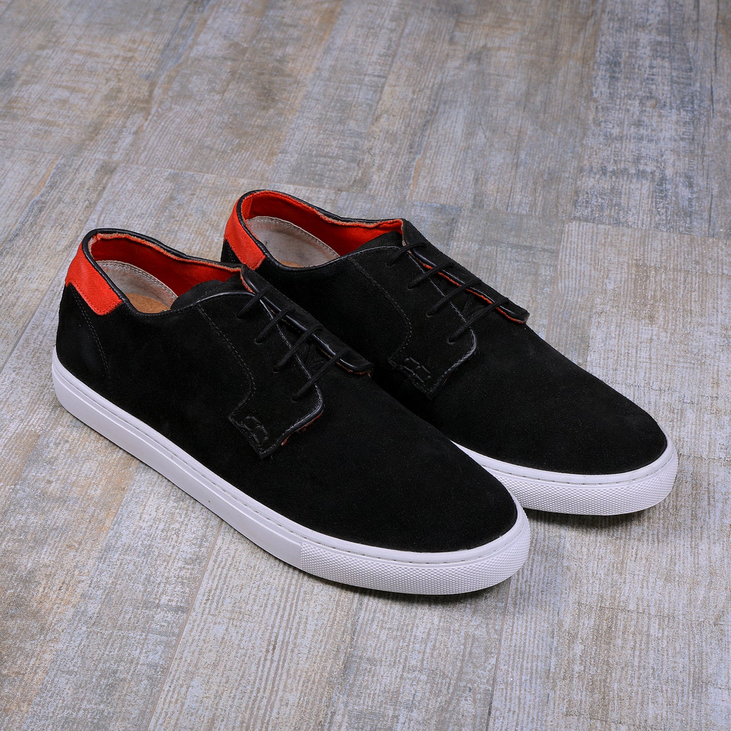 Cardiff Men Sneaker Game Suede Black