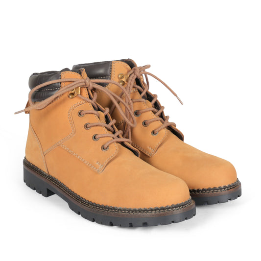 Mens Yellow Eagle Leather Boots