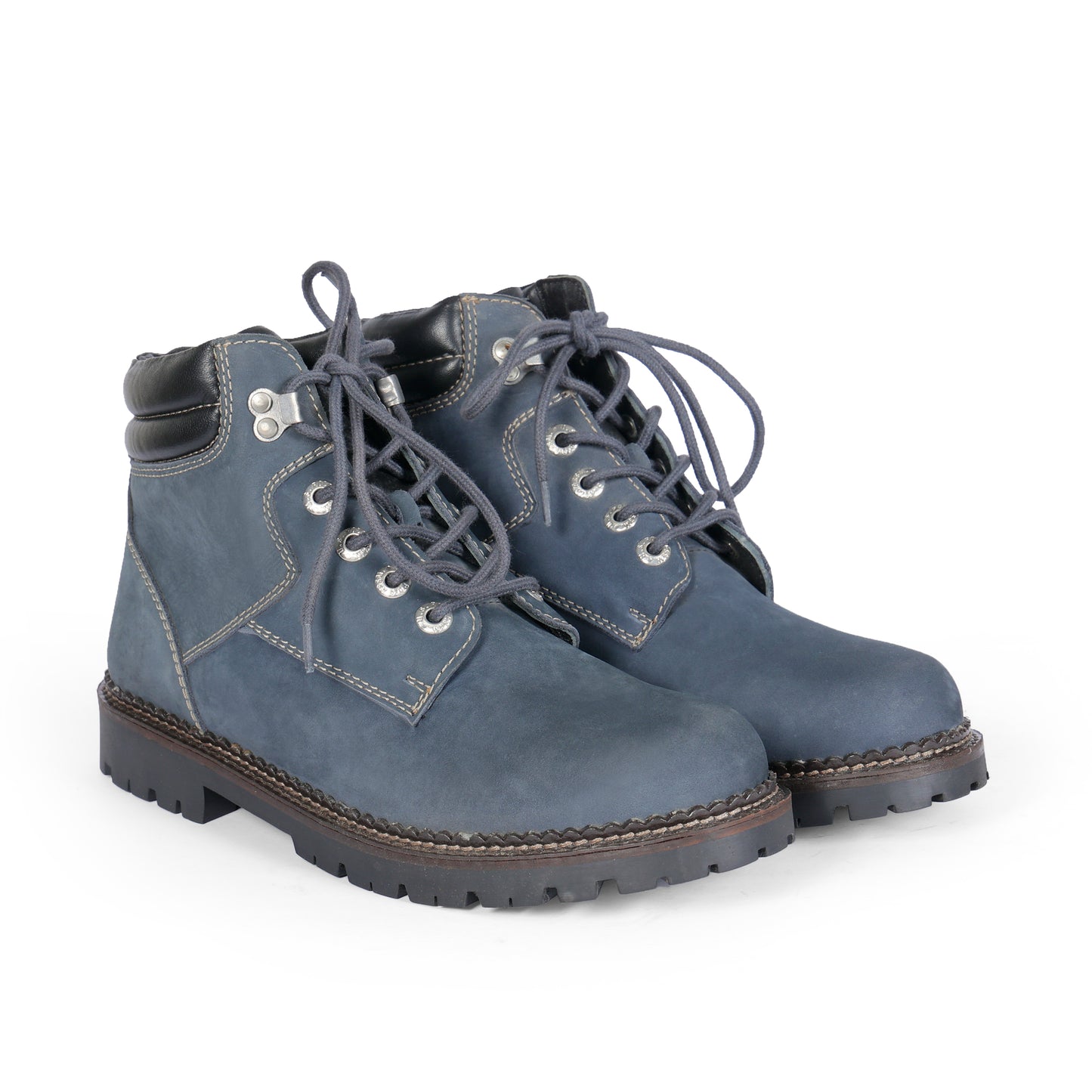 Mens Blue Eagle Leather Boots