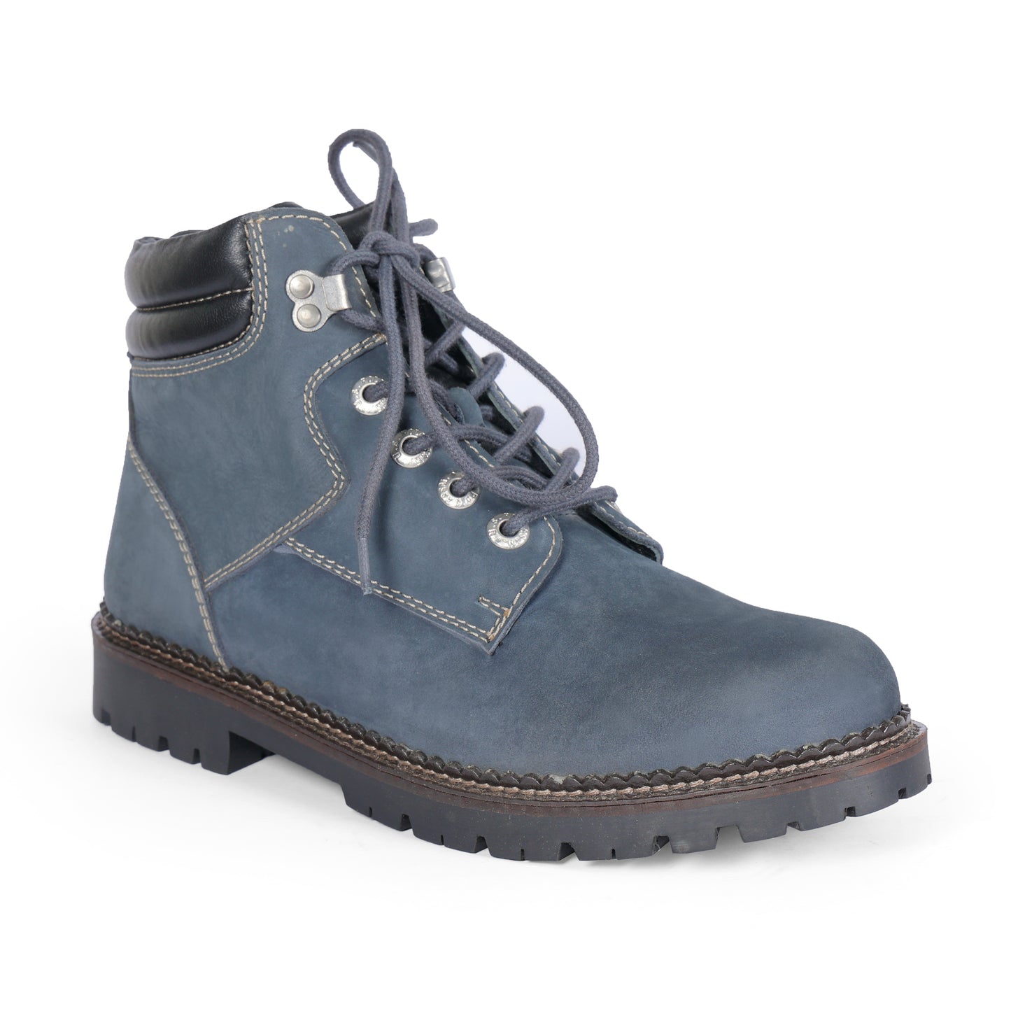 Mens Blue Eagle Leather Boots