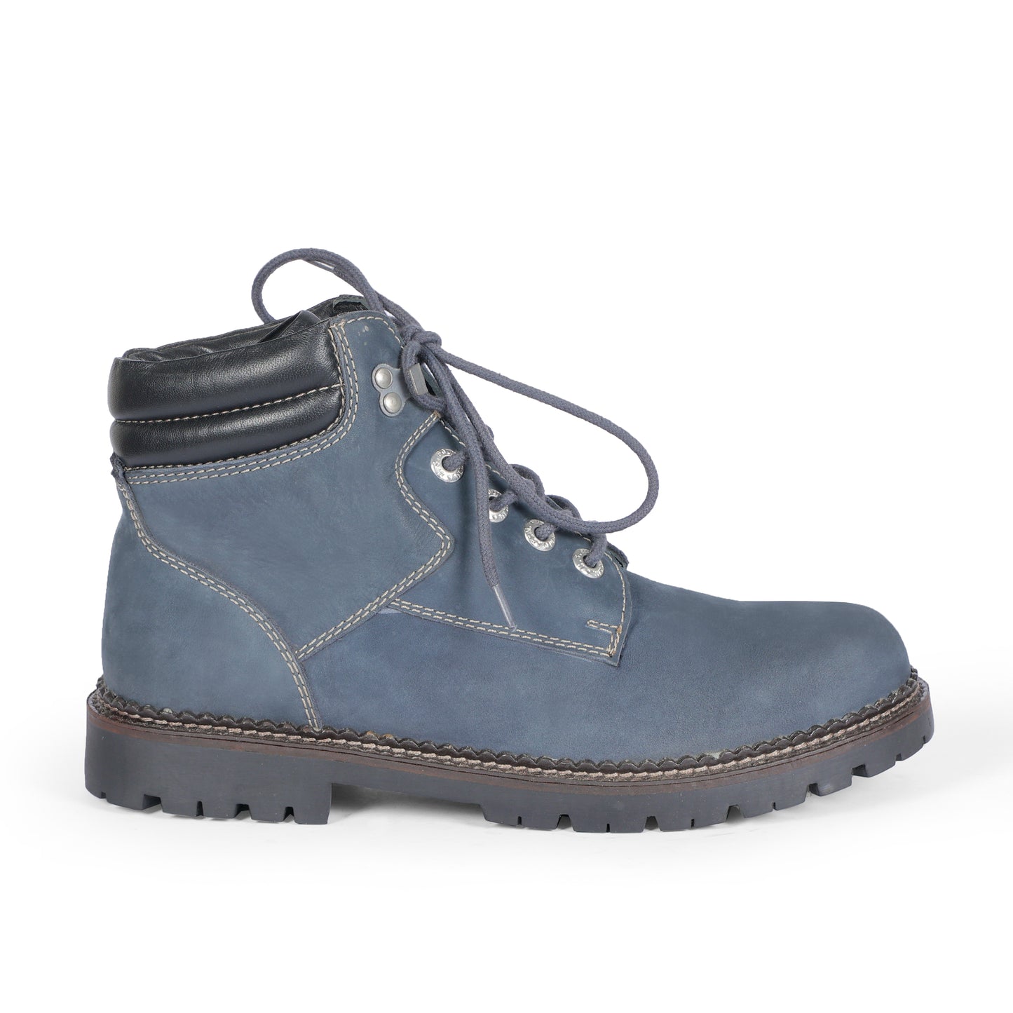 Mens Blue Eagle Leather Boots