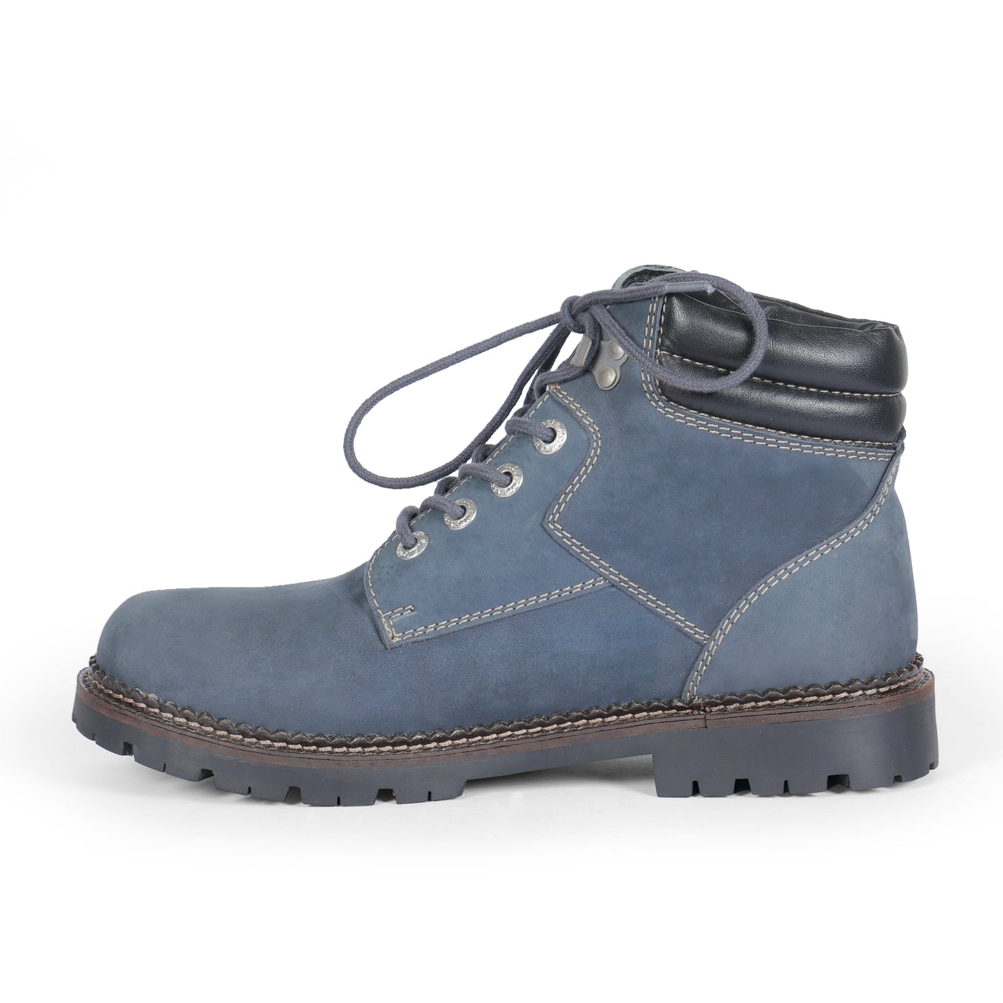 Mens Blue Eagle Leather Boots