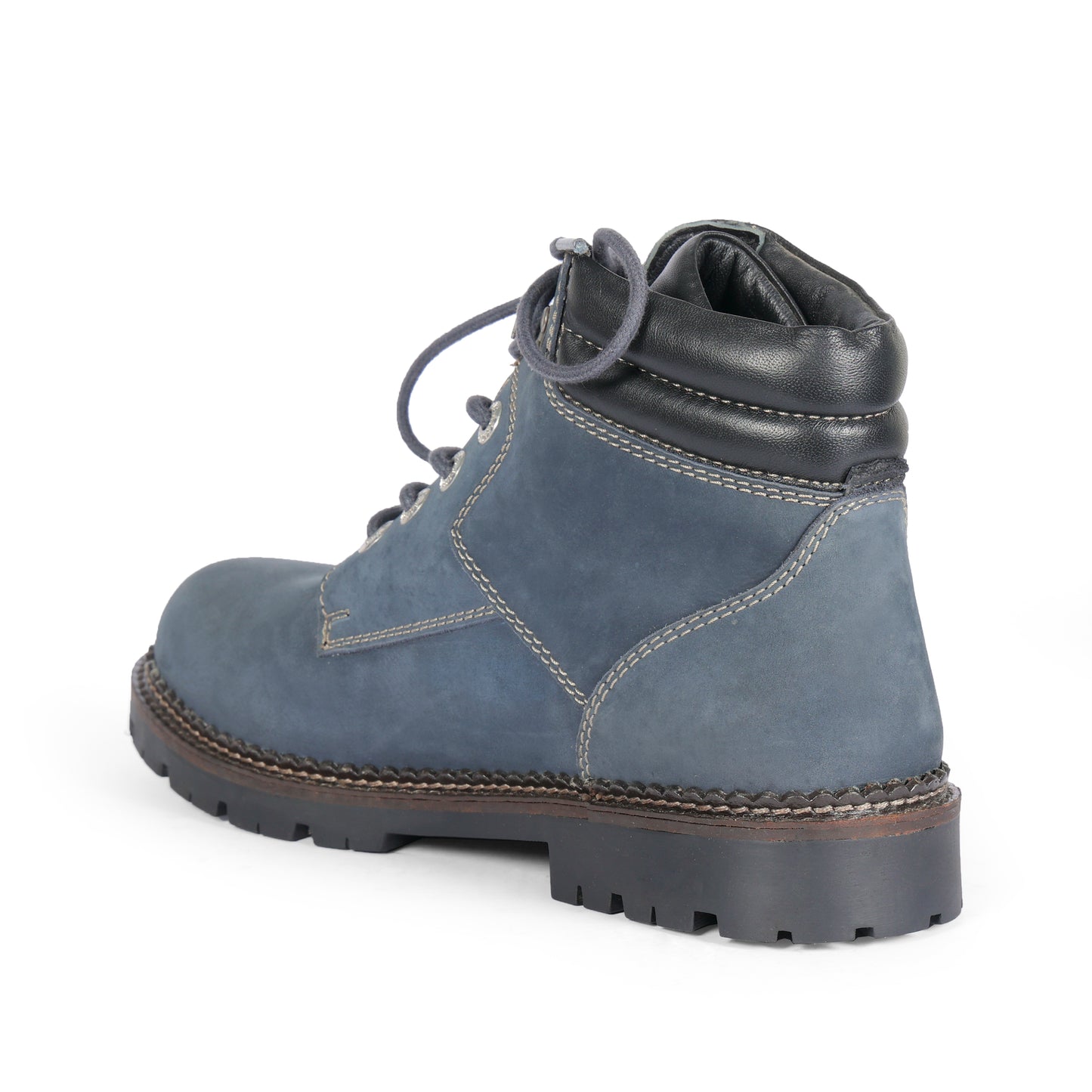 Mens Blue Eagle Leather Boots