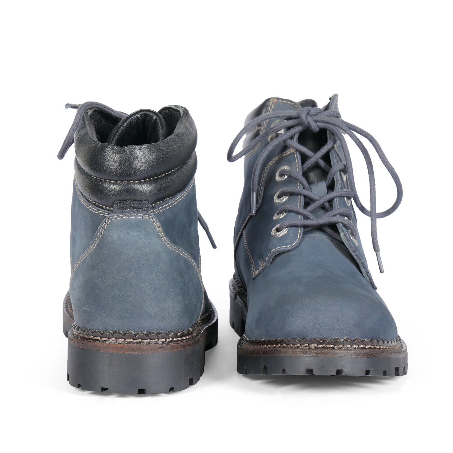 Mens Blue Eagle Leather Boots