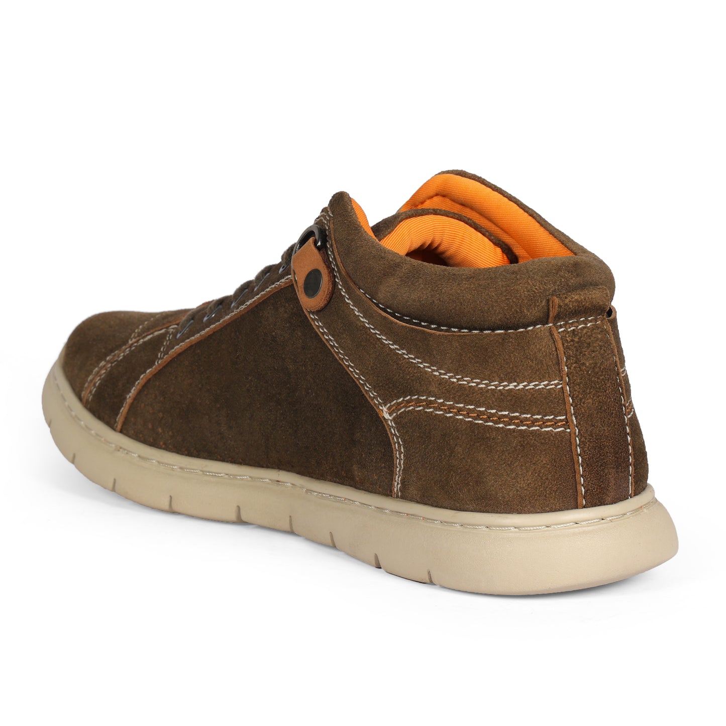 1190 Mens Casual Hawana Camel Lace Up Suede Leather Sneakers