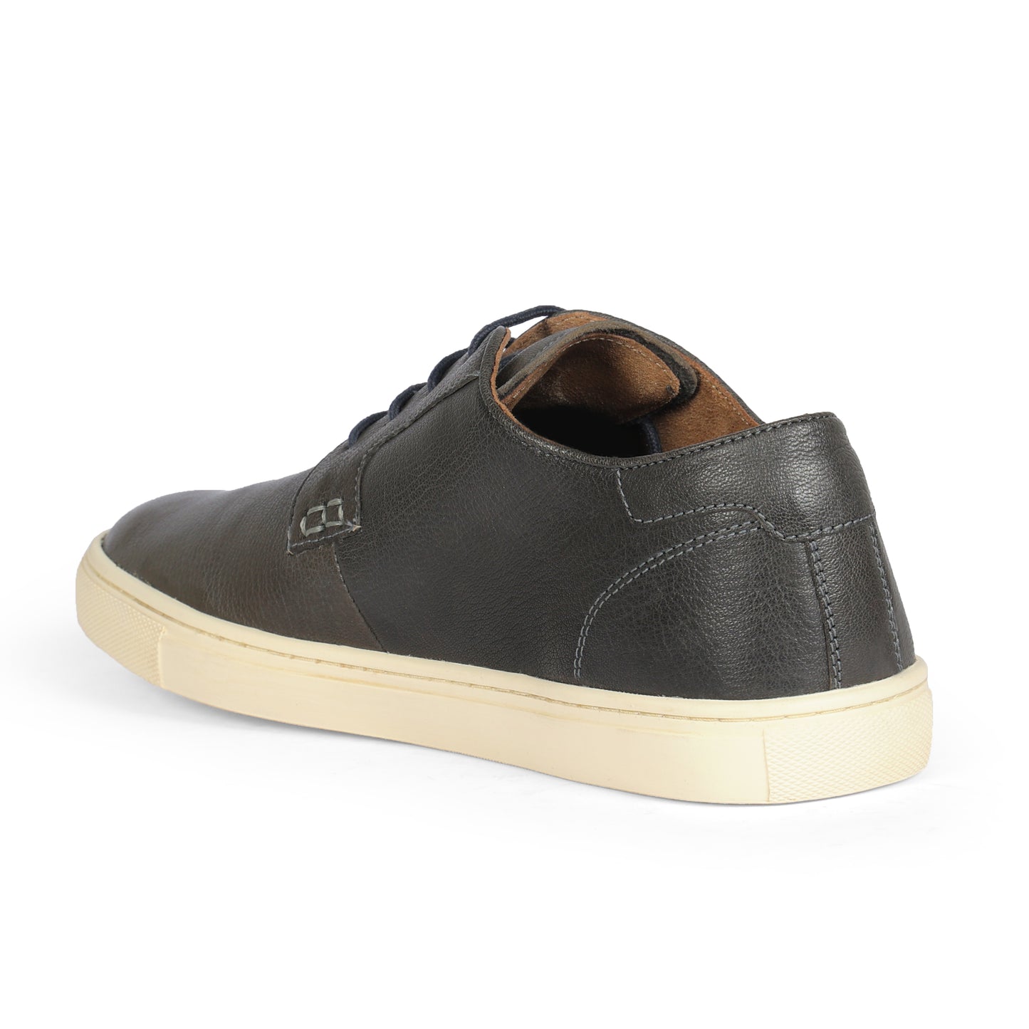 Cardiff Men Sneaker Game Milled Leather Grey