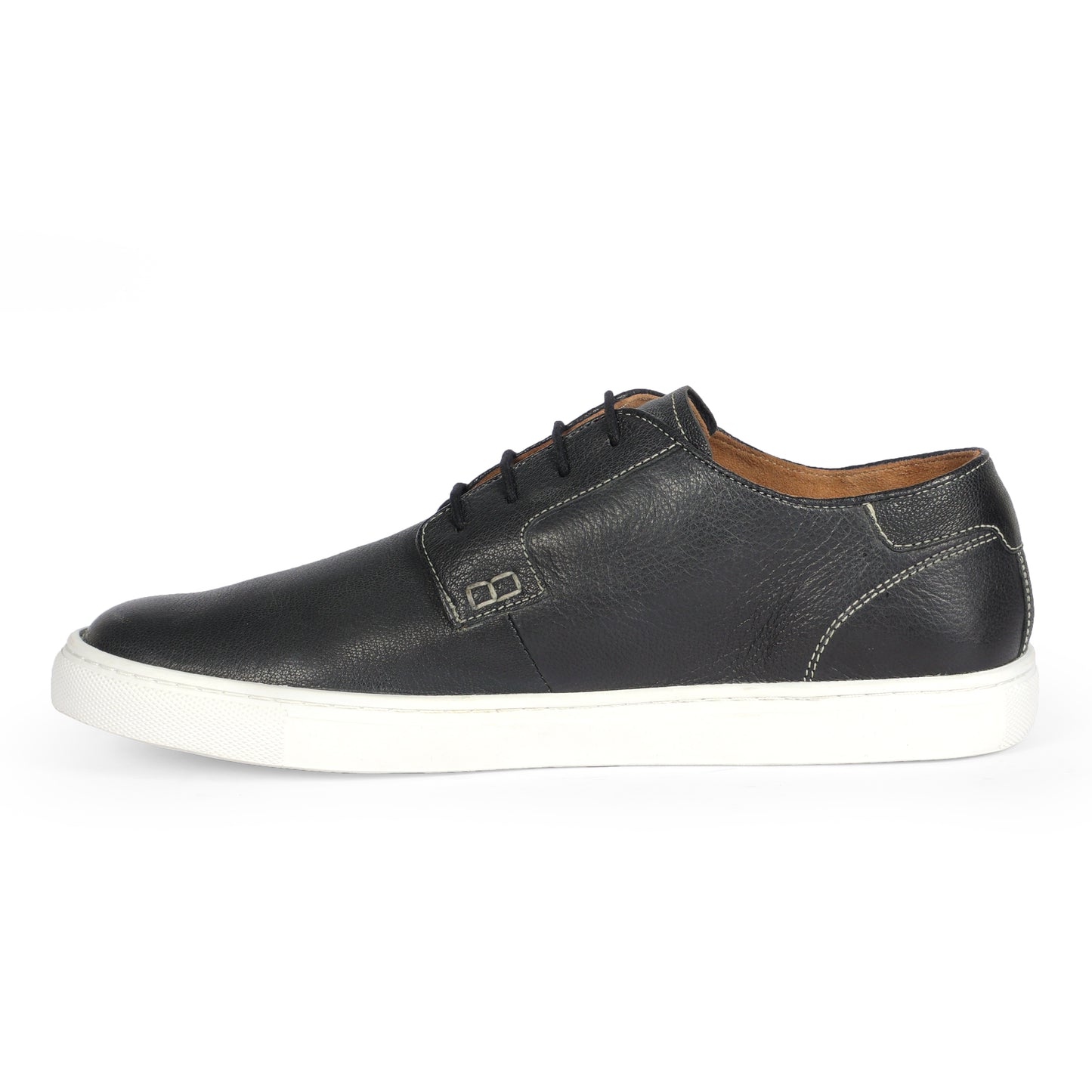 Cardiff Men Sneaker Game Milled Leather Black