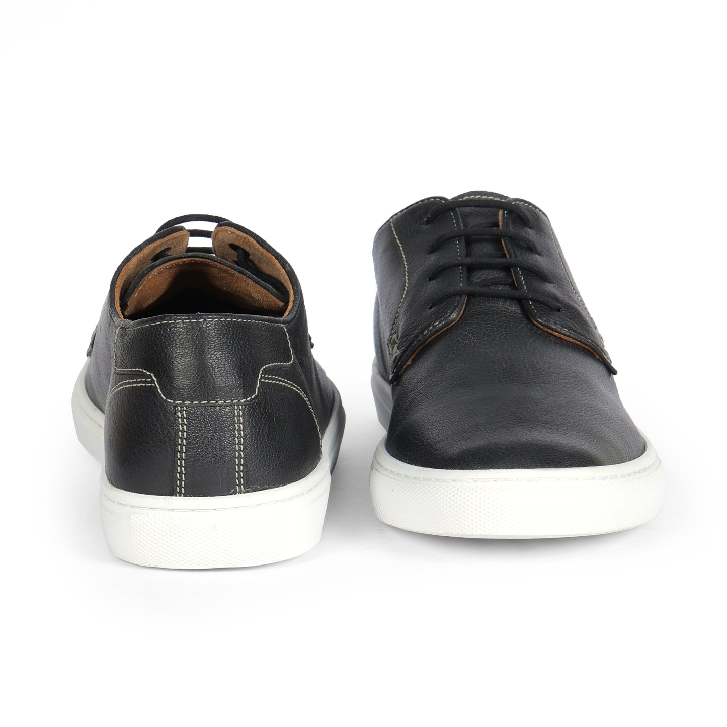 Cardiff Men Sneaker Game Milled Leather Black