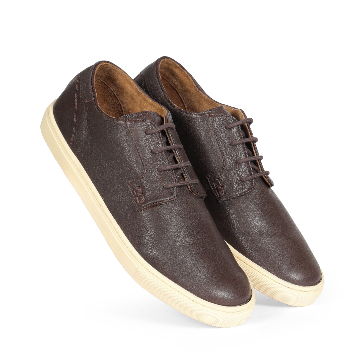 Cardiff Men Sneaker Game Milled Leather D. Brown