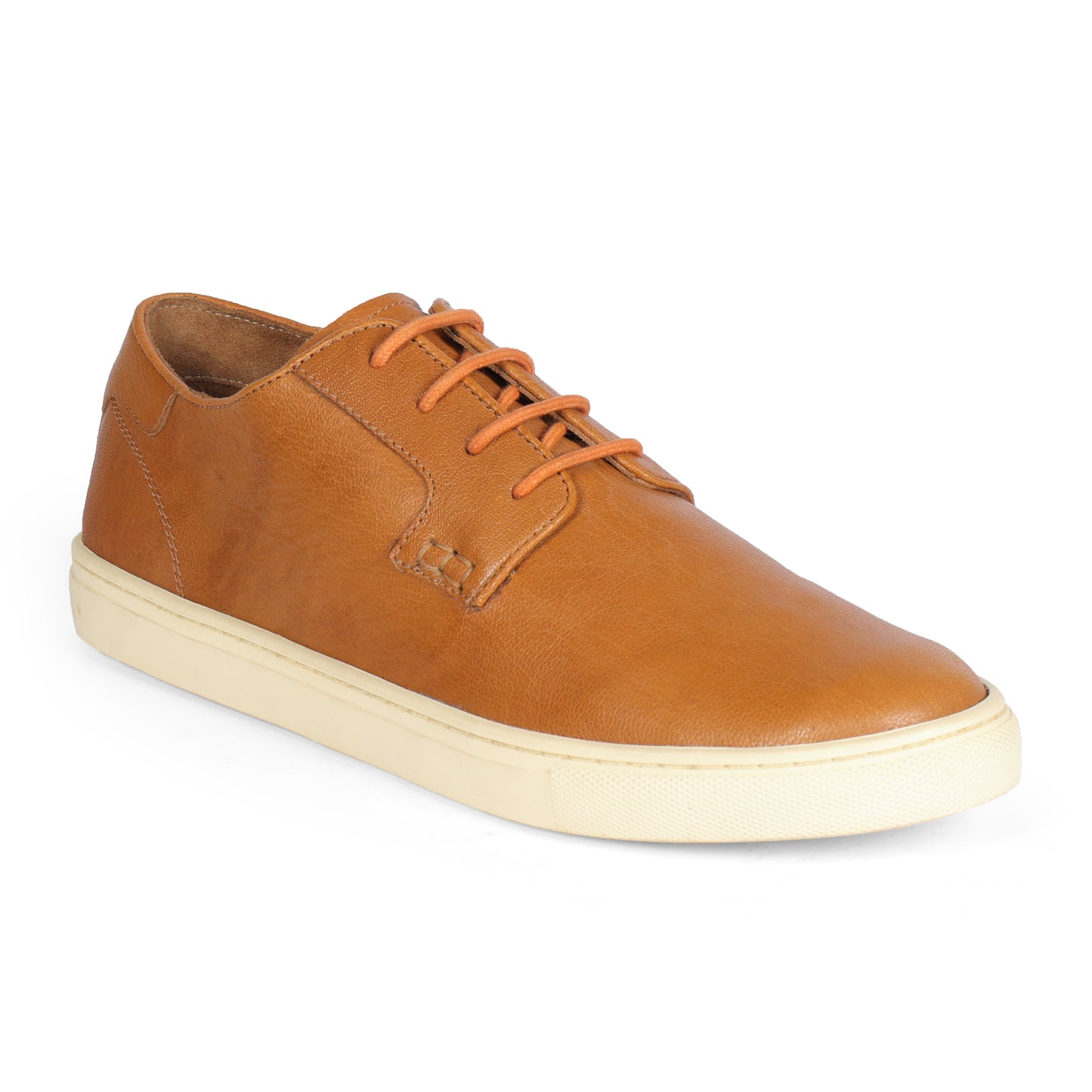 Cardiff Men Sneaker Game Milled Leather Tan