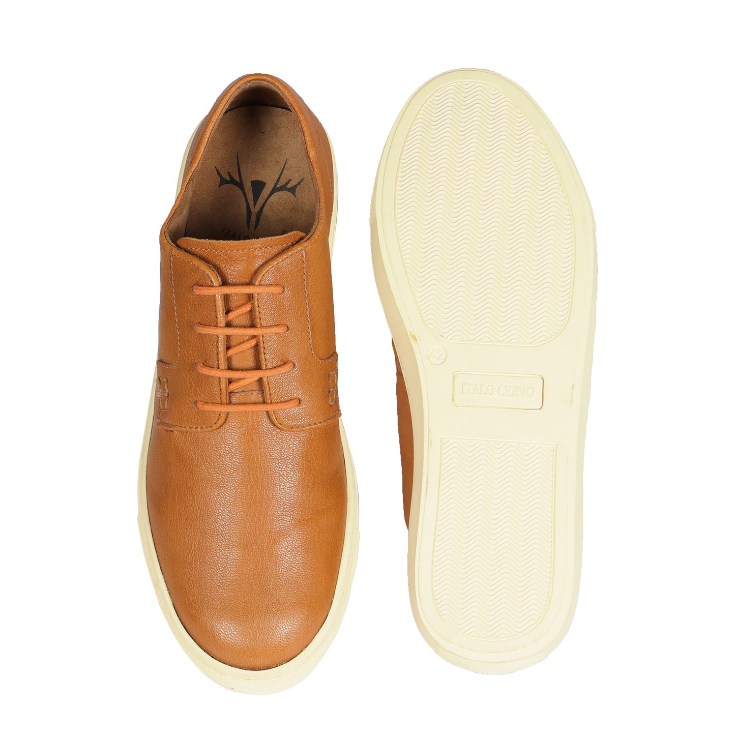 Cardiff Men Sneaker Game Milled Leather Tan