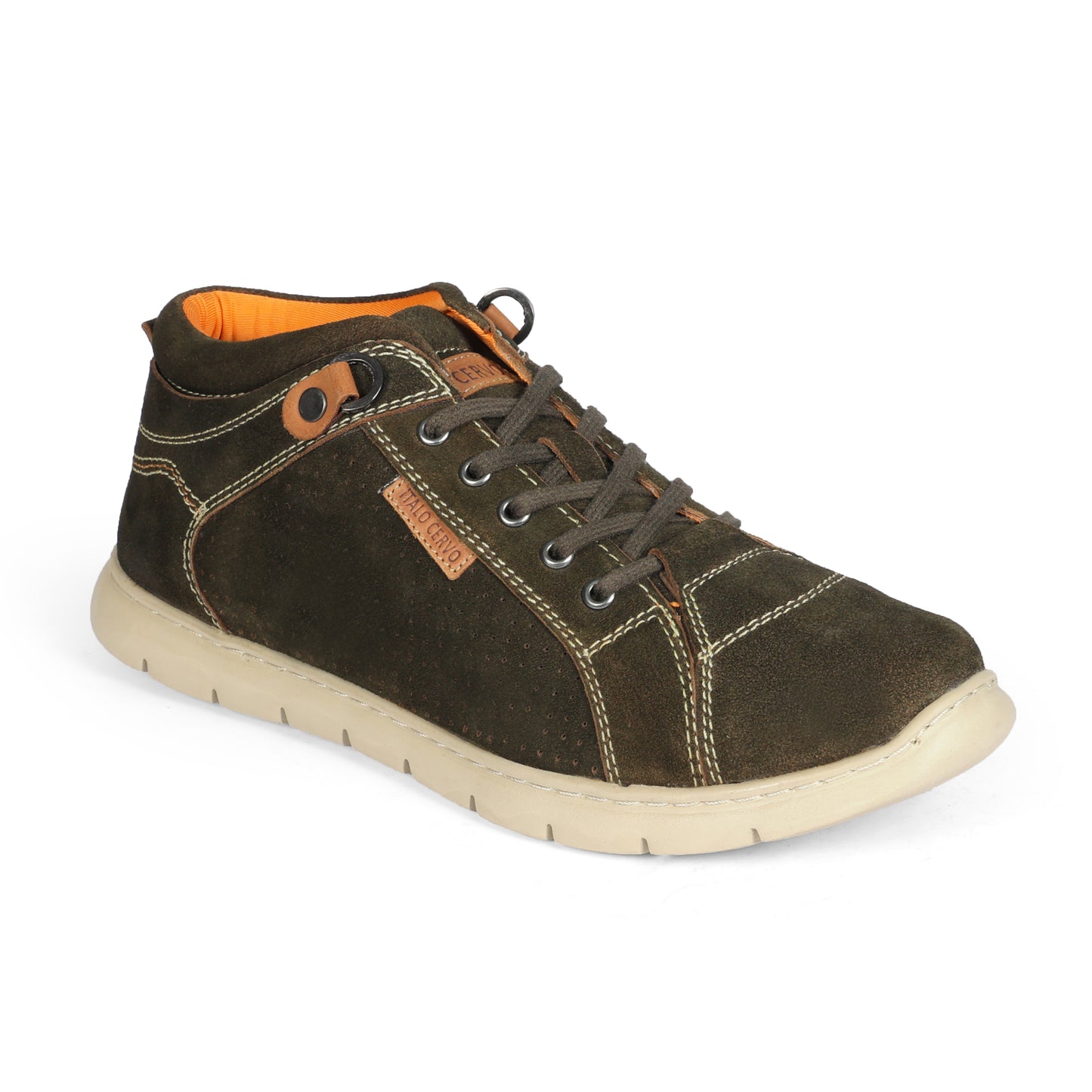 1190 Mens Casual Bison Multi-coloured Lace Up Suede Leather Sneakers