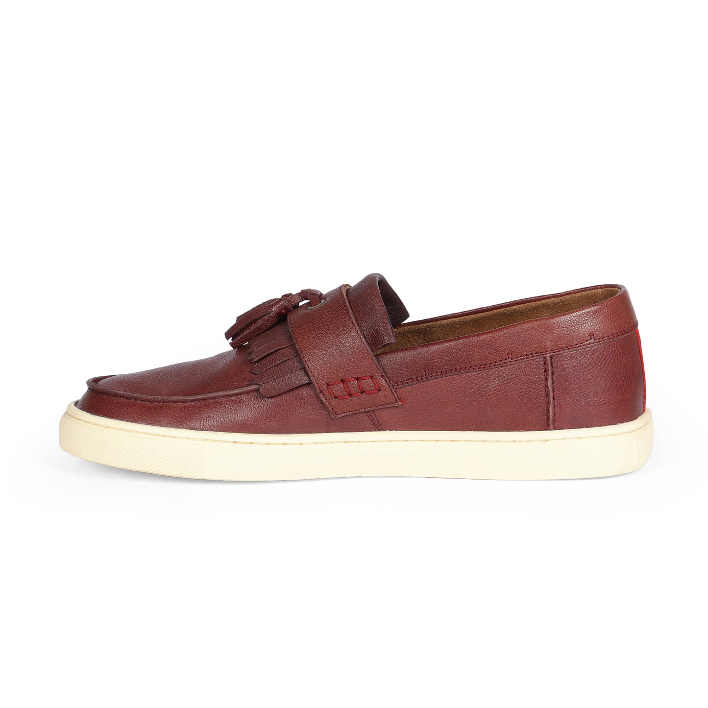 Armenia Men Country Slip On Leather Cherry