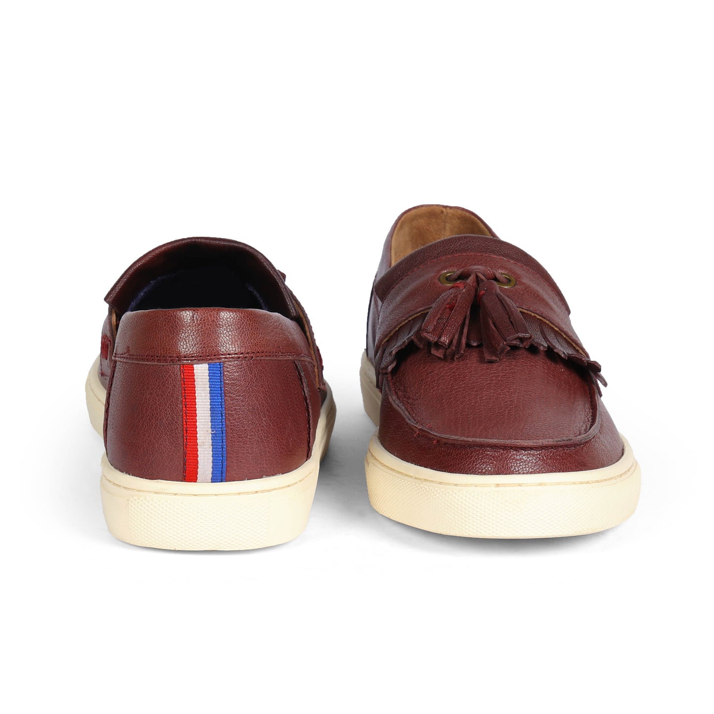 Armenia Men Country Slip On Leather Cherry