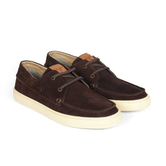 Miami Men Boat Shoe Suede D. Brown