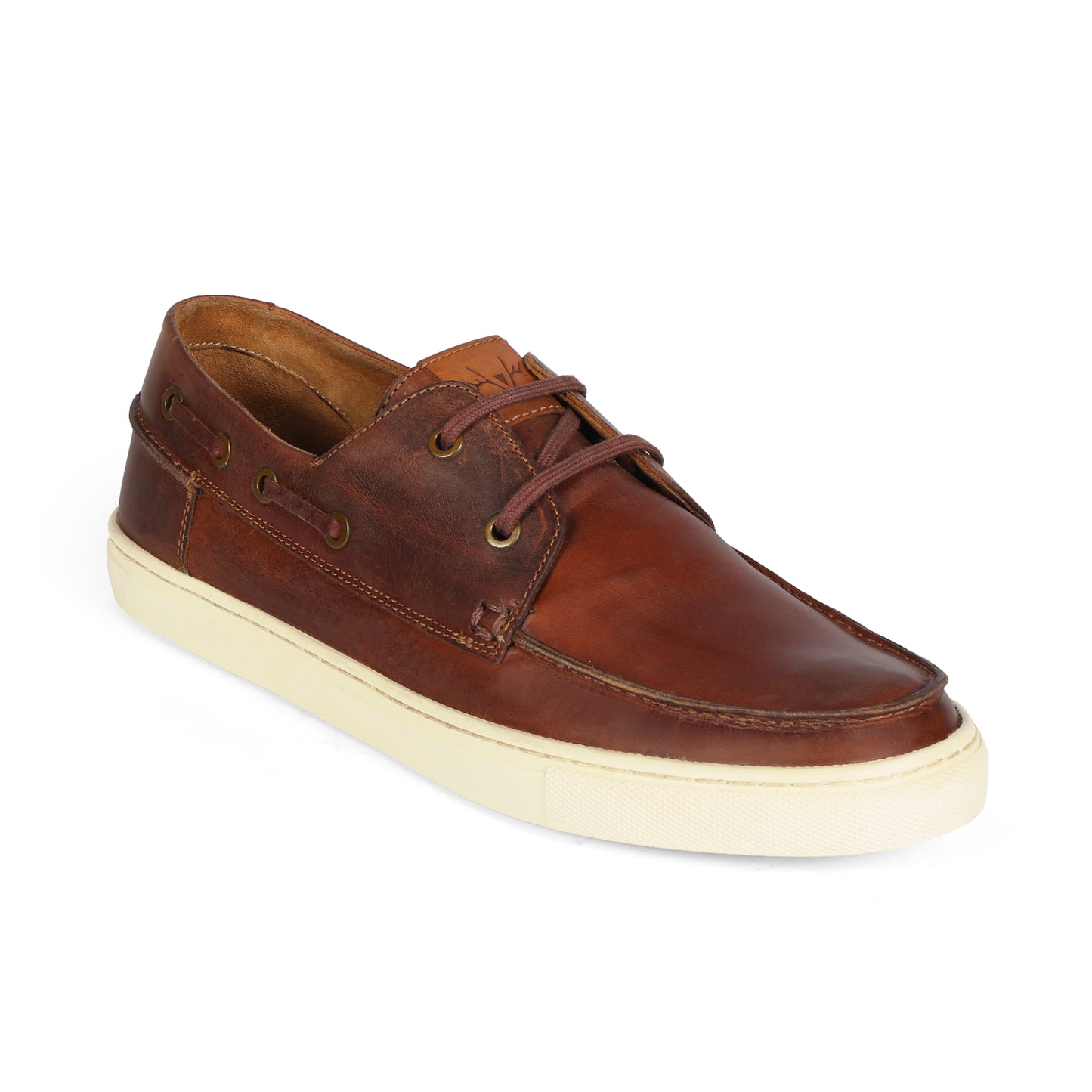 Argentina Men Boat Shoe Leather Tan