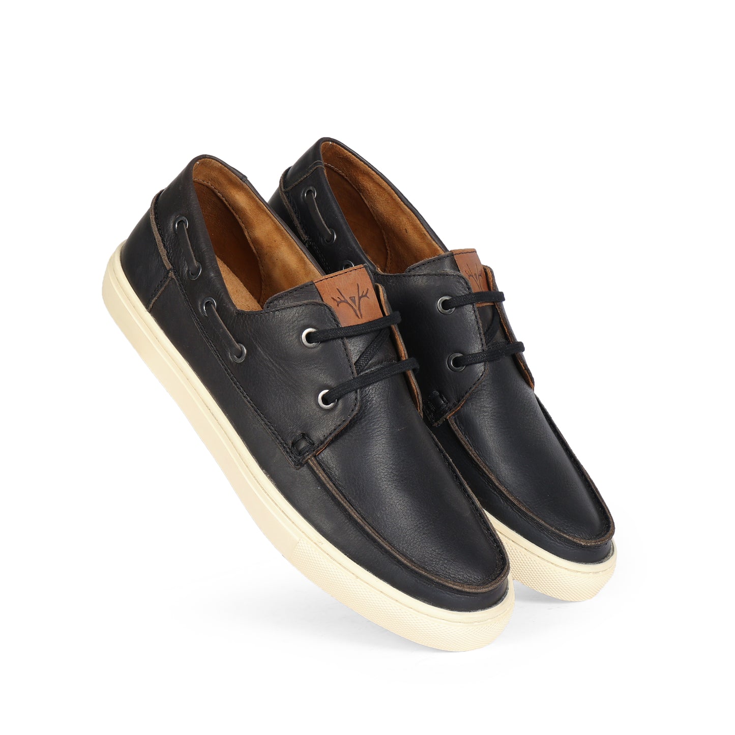 Argentina Men Boat Shoe Leather Black