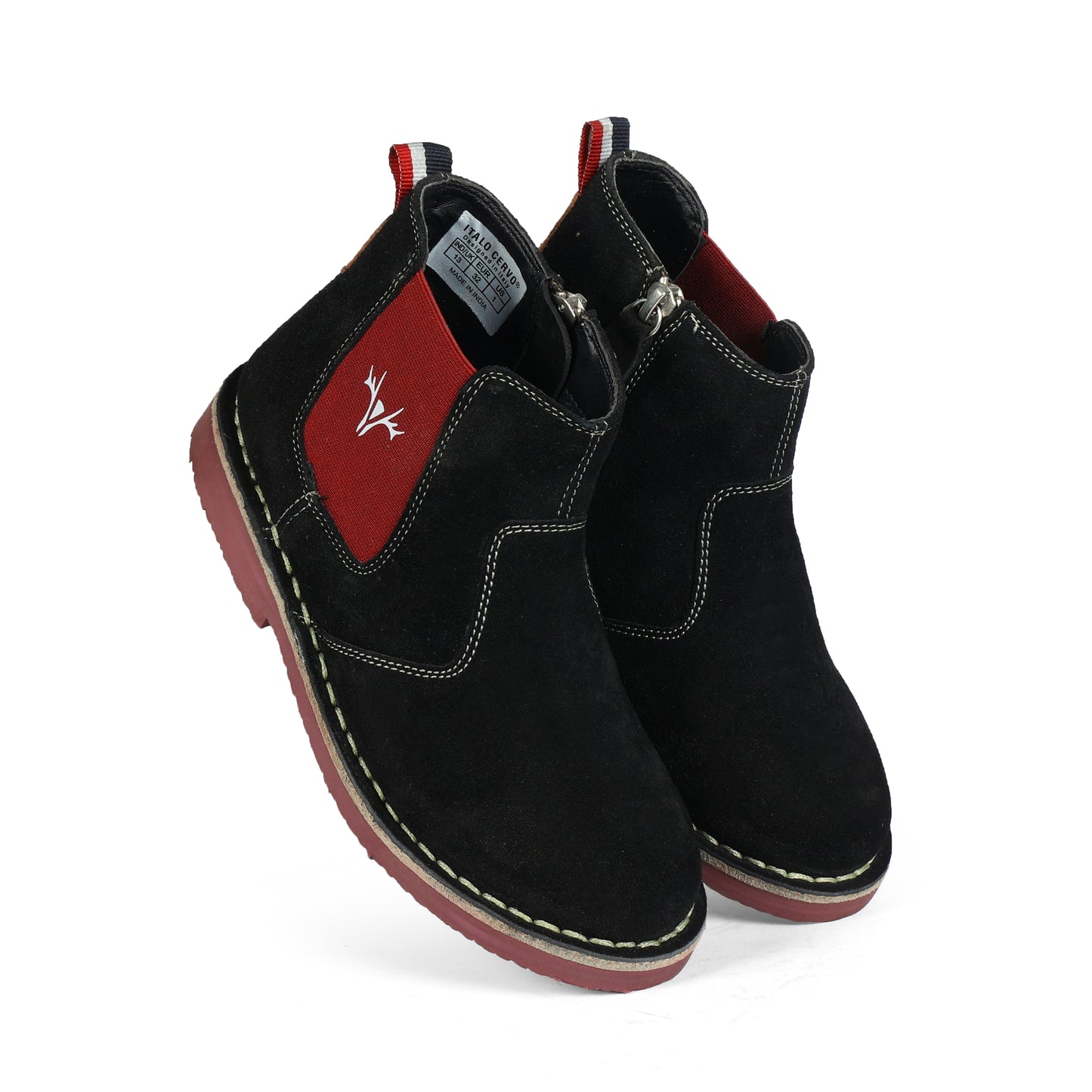 Boys & Girls Chelsea Raven Black Suede