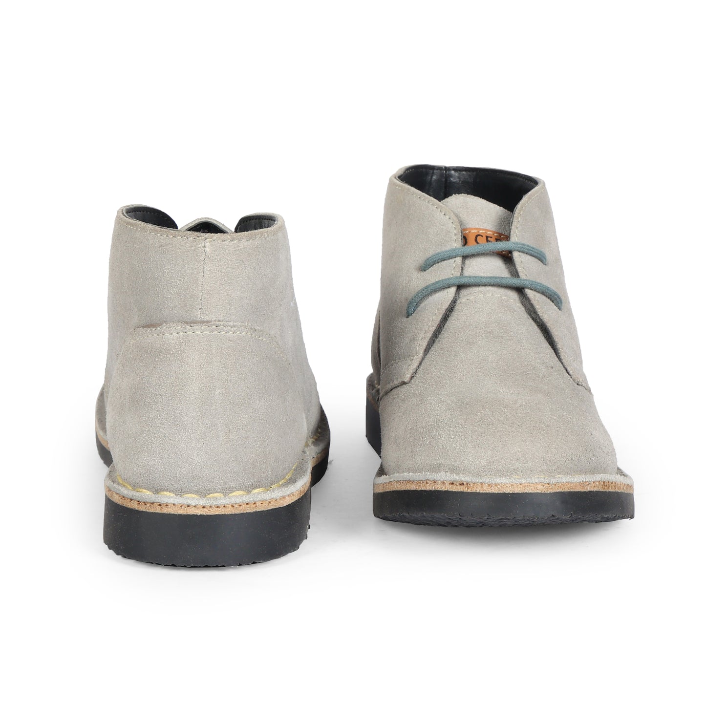 Boys & Girls Sahara Boots Cool Grey Suede - Kids Shoes