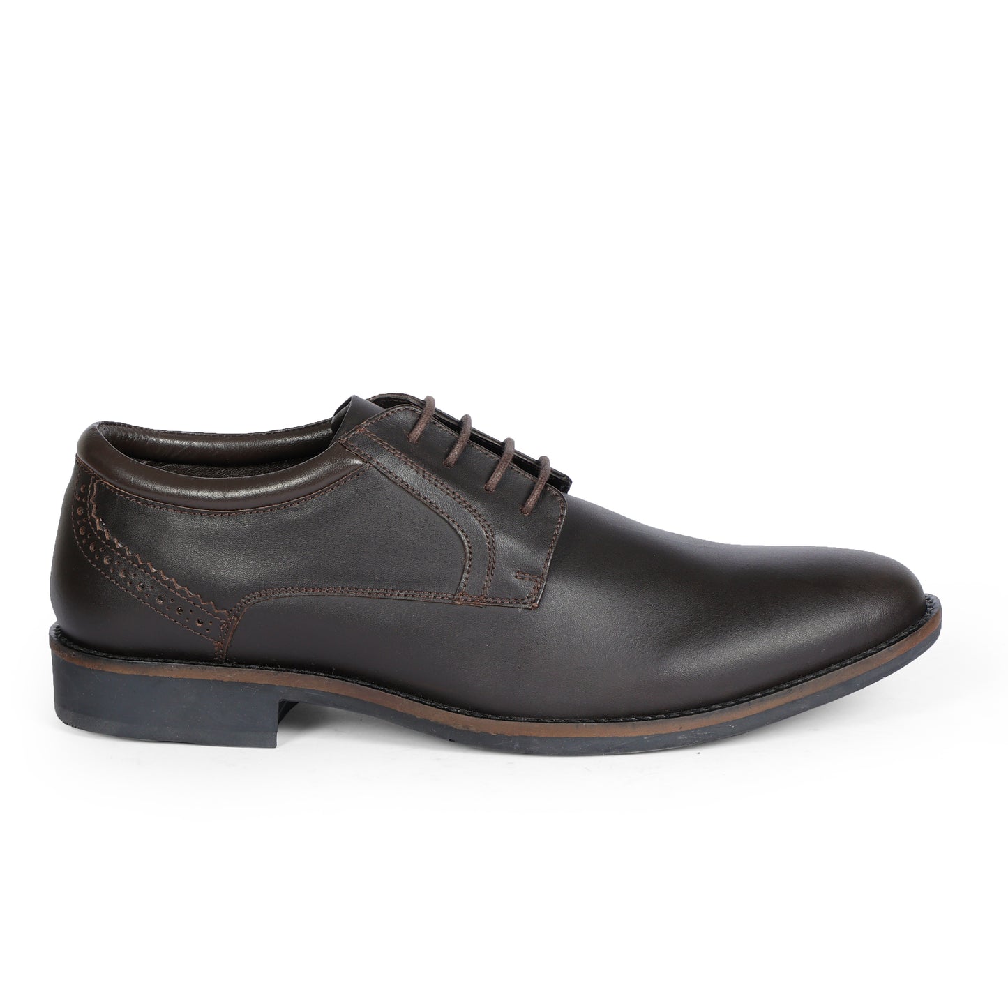 Leather Derby Shoes For Men Dark Brown New York