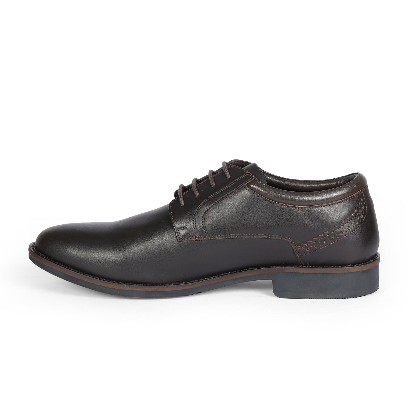 Leather Derby Shoes For Men Dark Brown New York