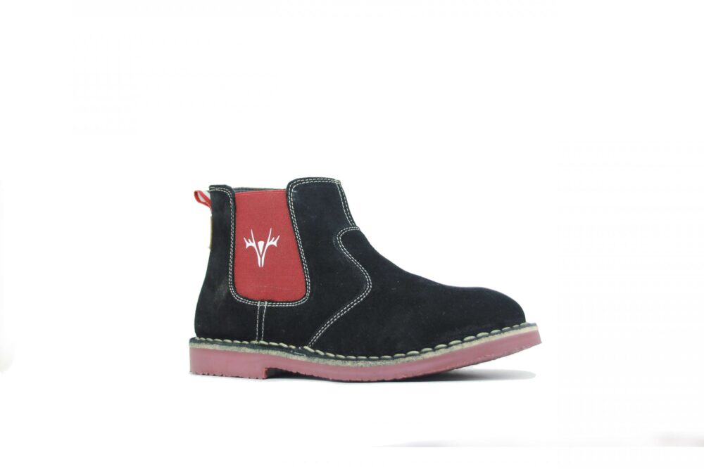 Boys & Girls Chelsea Raven Black Suede