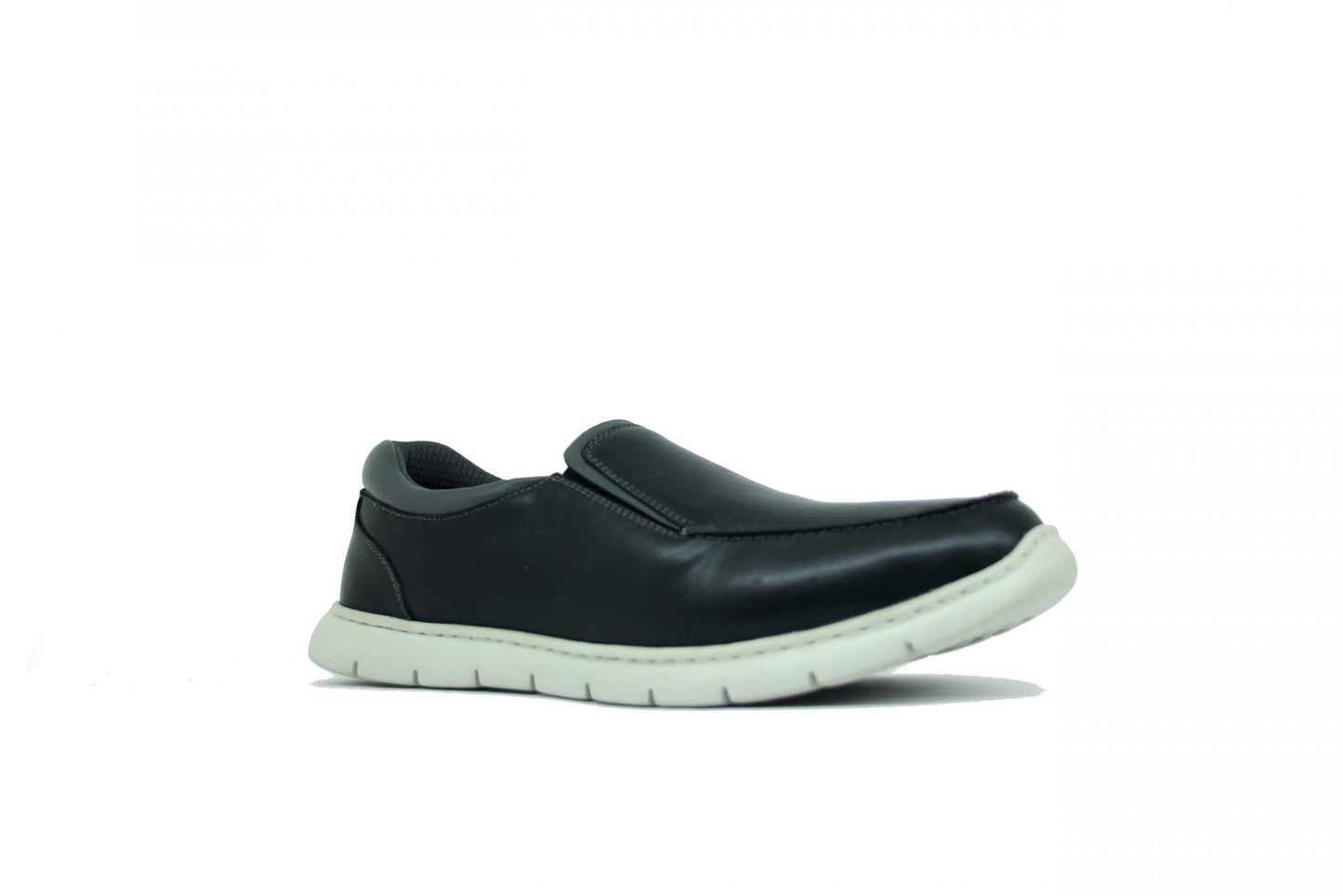 Czech Men Slip On Leather Black