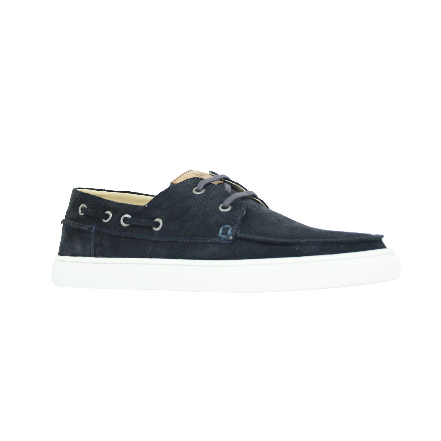 Miami Men Boat Shoe Suede Black