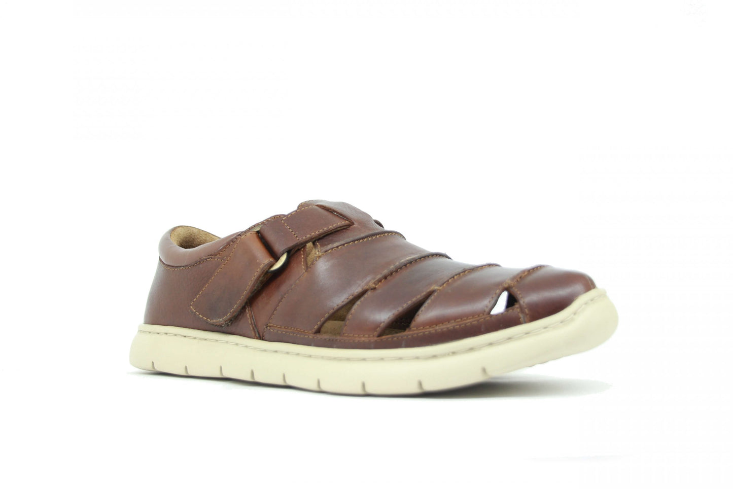 Miami Men Strap On Sandal Leather Tan