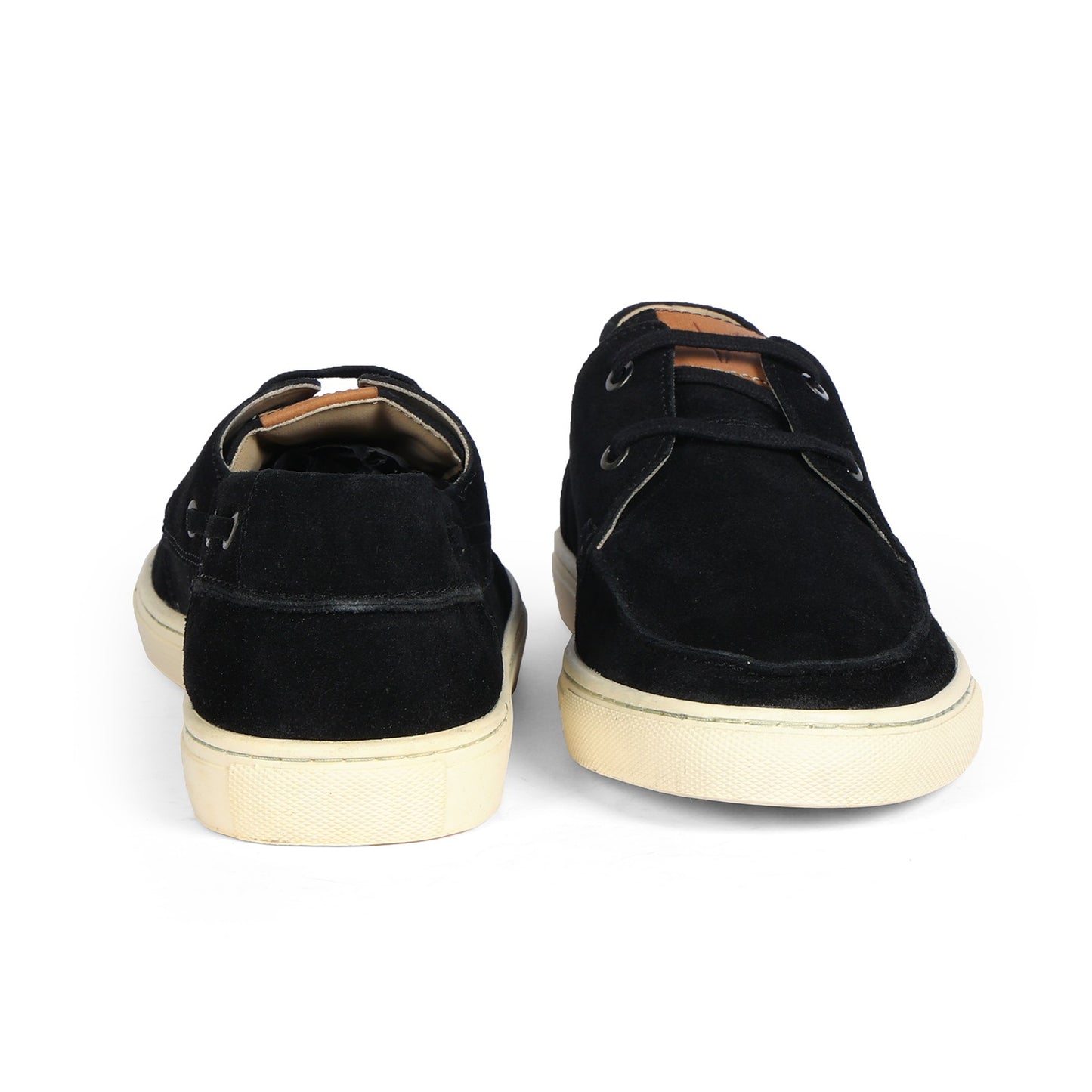 Miami Men Boat Shoe Suede Black